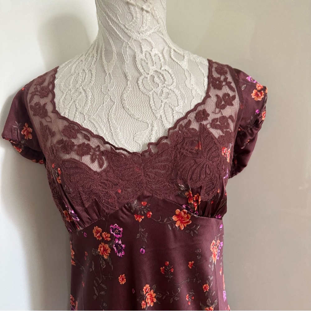 NWT Free People Butterfly Babe Cap-Sleeve Maxi Slip Dress sz XL - Picture 5 of 11